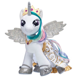 Size: 600x600 | Tagged: safe, princess celestia, alicorn, pony, build-a-bear, clothes, crown, dress, female, irl, jewelry, mare, merchandise, necklace, photo, plushie, regalia, shoes, toy