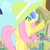 Size: 514x519 | Tagged: safe, screencap, fluttershy, pegasus, pony, green isn't your color, cropped, disguise, hat, sunglasses