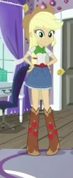 Size: 175x425 | Tagged: safe, screencap, applejack, dance magic, equestria girls, spoiler:eqg specials, cropped, female, hand on hip, looking at you, solo