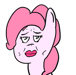 Size: 621x608 | Tagged: safe, artist:teletom, pinkie pie, earth pony, pony, bedroom eyes, meme, solo