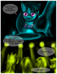 Size: 1200x1553 | Tagged: safe, artist:gunslingerpen, octavia melody, oc, earth pony, pony, comic:allegrezza, nightclub