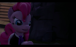 Size: 1440x900 | Tagged: safe, artist:chefmac10, pinkie pie, pony, 3d, clothes, dr pinkie and miss pie, solo