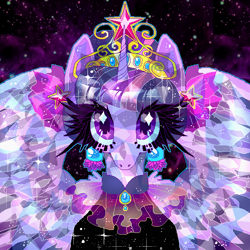 Size: 600x600 | Tagged: safe, artist:njeekyo, derpibooru import, twilight sparkle, twilight sparkle (alicorn), alicorn, pony, female, mare, solo, surreal