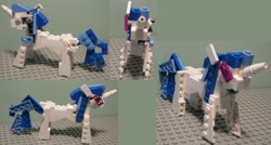 Size: 3000x1603 | Tagged: safe, artist:toaoftech, dj pon-3, vinyl scratch, pony, unicorn, lego, photo, solo