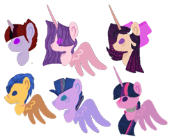 Size: 519x408 | Tagged: safe, artist:6sixfans2, flash sentry, twilight sparkle, twilight sparkle (alicorn), oc, alicorn, pegasus, pony, unicorn, alicorn oc, base used, family, female, flashlight, male, offspring, parent:flash sentry, parent:twilight sparkle, parents:flashlight, shipping, simple background, straight, transparent background