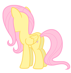 Size: 6250x6397 | Tagged: safe, artist:estories, fluttershy, pegasus, pony, absurd resolution, simple background, solo, transparent background, vector