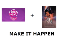 Size: 1337x796 | Tagged: safe, captain eo, exploitable meme, make it happen, meta, michael jackson