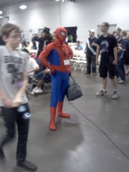 Size: 1536x2048 | Tagged: safe, bronycon, convention, meta, photo, spider-man