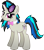 Size: 8170x9277 | Tagged: safe, artist:osipush, dj pon-3, octavia melody, vinyl scratch, earth pony, pony, unicorn, absurd resolution, background pony, bowtie, cutie mark, dj tavia, female, fusion, hooves, horn, inkscape, lesbian, looking at you, mare, scratchtavia, shipping, simple background, smiling, solo, sunglasses, transparent background, vector, what has magic done