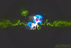 Size: 1800x1200 | Tagged: safe, artist:cappydarn, dj pon-3, vinyl scratch, pony, unicorn, female, horn, mare, solo