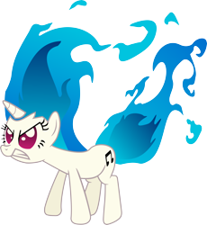 Size: 6000x6525 | Tagged: safe, artist:uxyd, dj pon-3, vinyl scratch, pony, unicorn, absurd resolution, angry, cutie mark, female, fire, glare, gritted teeth, hooves, horn, mane of fire, mare, rage, simple background, solo, teeth, transparent background, vector