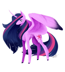 Size: 1000x1100 | Tagged: safe, artist:creeate97, derpibooru import, twilight sparkle, twilight sparkle (alicorn), alicorn, pony, female, mare, simple background, solo, transparent background, unshorn fetlocks