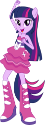 Size: 2454x6752 | Tagged: safe, artist:sugar-loop, derpibooru import, twilight sparkle, twilight sparkle (alicorn), alicorn, equestria girls, bare shoulders, clothes, dancing, dress, fall formal outfits, female, pony ears, simple background, sleeveless, solo, strapless, transparent background, vector, wingless