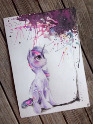 Size: 2448x3264 | Tagged: safe, artist:yellowrobin, derpibooru import, twilight sparkle, twilight sparkle (alicorn), alicorn, pony, female, mare, solo