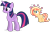 Size: 1014x641 | Tagged: safe, artist:ezidze, artist:shizow, derpibooru import, twilight sparkle, twilight sparkle (alicorn), oc, oc only, oc:sunglow, alicorn, pony, crush, female, filly, heart, love, magical lesbian spawn, mare, offspring, parent:fluttershy, parent:sunset shimmer, parents:sunshyne, ponytail, shipping, simple background, transparent background, younger