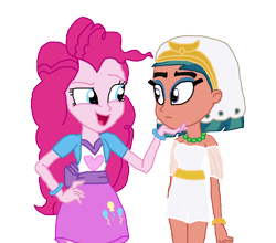 Size: 2000x1763 | Tagged: safe, artist:bigpurplemuppet99, pinkie pie, somnambula, equestria girls, duo, equestria girls-ified, female, lesbian, pinkambula, shipping, simple background, transparent background