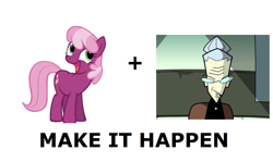 Size: 1337x796 | Tagged: safe, cheerilee, exploitable meme, invader zim, make it happen, meta, ms. bitters