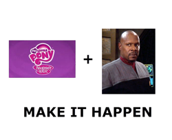 Size: 680x552 | Tagged: safe, human, benjamin sisko, deep space nine, exploitable meme, make it happen, meta, star trek