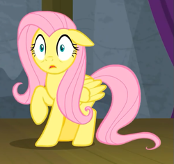 Size: 599x568 | Tagged: safe, screencap, fluttershy, pegasus, pony, horse play, adorable distress, cropped, cute, female, scared, shyabetes, solo, wings