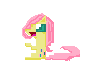 Size: 95x79 | Tagged: safe, artist:intexda, derpibooru exclusive, fluttershy, pegasus, pony, female, mare, mspaintponies, pixel art, simple background, solo, white background