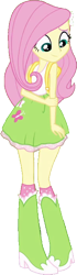 Size: 196x700 | Tagged: safe, edit, editor:grapefruitface, fluttershy, equestria girls, female, not a vector, simple background, solo, transparent background