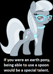 Size: 236x329 | Tagged: safe, silver spoon, pony, calibri, meta, text