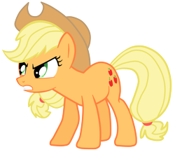 Size: 5000x4344 | Tagged: safe, artist:jennieoo, applejack, earth pony, pony, absurd resolution, applejack's hat, cowboy hat, female, hat, mare, request, simple background, solo, transparent background, vector