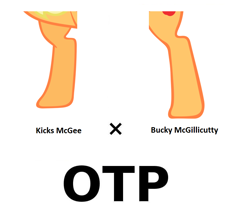 Size: 910x792 | Tagged: safe, bucky mcgillicutty, exploitable meme, hooves, incest, kicks mcgee, meta, otp, selfcest