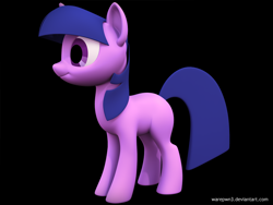 Size: 800x600 | Tagged: safe, artist:warepwn3, derpibooru import, twilight sparkle, 3d, 3d model, solo