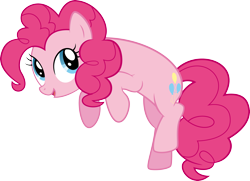 Size: 3744x2711 | Tagged: safe, artist:redpandapony, pinkie pie, pony, may the best pet win, high res, simple background, solo, transparent background, vector