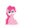 Size: 2736x1728 | Tagged: safe, artist:evilbelle38, pinkie pie, earth pony, pony, female, looking up, mare, pink coat, pink mane, solo