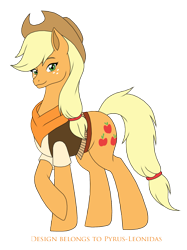 Size: 1261x1688 | Tagged: safe, artist:pyrus-leonidas, applejack, earth pony, pony, bandana, cowboy hat, female, freckles, hat, looking at you, mare, raised hoof, simple background, solo, stetson, transparent background