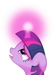 Size: 3000x4195 | Tagged: safe, artist:newlunaticrepublic, derpibooru import, twilight sparkle, a canterlot wedding, glowing horn, magic, simple background, solo, transparent background, vector