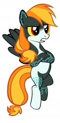 Size: 1056x2148 | Tagged: safe, artist:sadlylover, midna, nintendo, ponified, simple background, solo, the legend of zelda, the legend of zelda: twilight princess, vector, white background