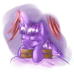 Size: 880x880 | Tagged: safe, artist:karmamoonshadow, derpibooru import, twilight sparkle, twilight sparkle (alicorn), alicorn, pony, female, mare, sleeping, solo