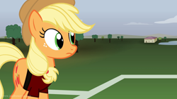 Size: 1280x720 | Tagged: safe, artist:jacob kitts, applejack, earth pony, pony, crossover, pokémon, solo, youtube link