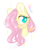 Size: 2000x2500 | Tagged: safe, artist:ohno, fluttershy, pegasus, pony, blushing, bust, female, hair over one eye, looking at you, mare, portrait, simple background, solo, white background