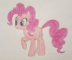 Size: 1024x860 | Tagged: safe, artist:amaryllisg, pinkie pie, earth pony, pony, female, mare, pink coat, pink mane, solo, traditional art