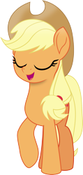 Size: 1013x2125 | Tagged: safe, artist:frownfactory, applejack, earth pony, pony, my little pony: the movie, .svg available, cowboy hat, female, hat, mare, simple background, solo, svg, transparent background, vector