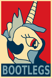 Size: 1209x1809 | Tagged: safe, artist:michielbos, princess celestia, alicorn, pony, bootleg, depresstia, hope poster, obey, poster, printheth thun, shepard fairey