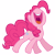 Size: 6000x6039 | Tagged: safe, artist:estories, pinkie pie, earth pony, pony, absurd resolution, happy, nose in the air, simple background, solo, transparent background, vector