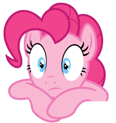 Size: 3552x3748 | Tagged: safe, artist:estories, pinkie pie, pony, high res, simple background, solo, transparent background, vector