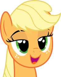 Size: 7000x8744 | Tagged: safe, artist:luckreza8, applejack, earth pony, pony, the perfect pear, absurd resolution, female, mare, simple background, smiling, solo, transparent background, vector