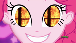 Size: 1920x1080 | Tagged: safe, edit, edited screencap, screencap, pinkie pie, coinky-dink world, eqg summertime shorts, equestria girls, discovery family logo, exploitable, meme, pinkie's eyes, super smash bros.