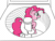 Size: 648x486 | Tagged: safe, artist:flutterluv, pinkie pie, earth pony, pony, behaving like a cat, cute, diapinkes, female, gif, mare, non-animated gif, open mouth, pinkie in the washing machine, ponified animal photo, simple background, smiling, solo, walking, washing machine, white background