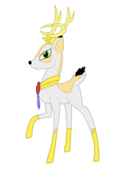 Size: 4000x5117 | Tagged: safe, artist:kaleysia, idw, king aspen, deer, spoiler:comic, absurd resolution, male, simple background, stag, vector, white background