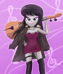 Size: 4713x5522 | Tagged: safe, artist:sumin6301, octavia melody, equestria girls, absurd resolution, cello, musical instrument, solo