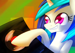 Size: 3508x2480 | Tagged: safe, artist:clayman778, dj pon-3, vinyl scratch, pony, unicorn, female, horn, mare, solo