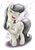 Size: 900x1300 | Tagged: safe, artist:joakaha, octavia melody, earth pony, pony, 2015, background pony, eyes closed, open mouth, raised hoof, signature, singing, solo