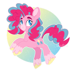 Size: 1024x990 | Tagged: safe, artist:leviostars, pinkie pie, pony, alternate design, simple background, solo, transparent background